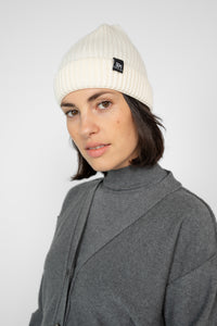 Merino Mütze Off-white