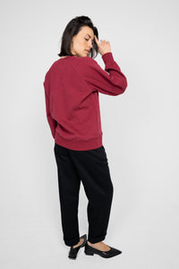 Sweatshirt bordeaux