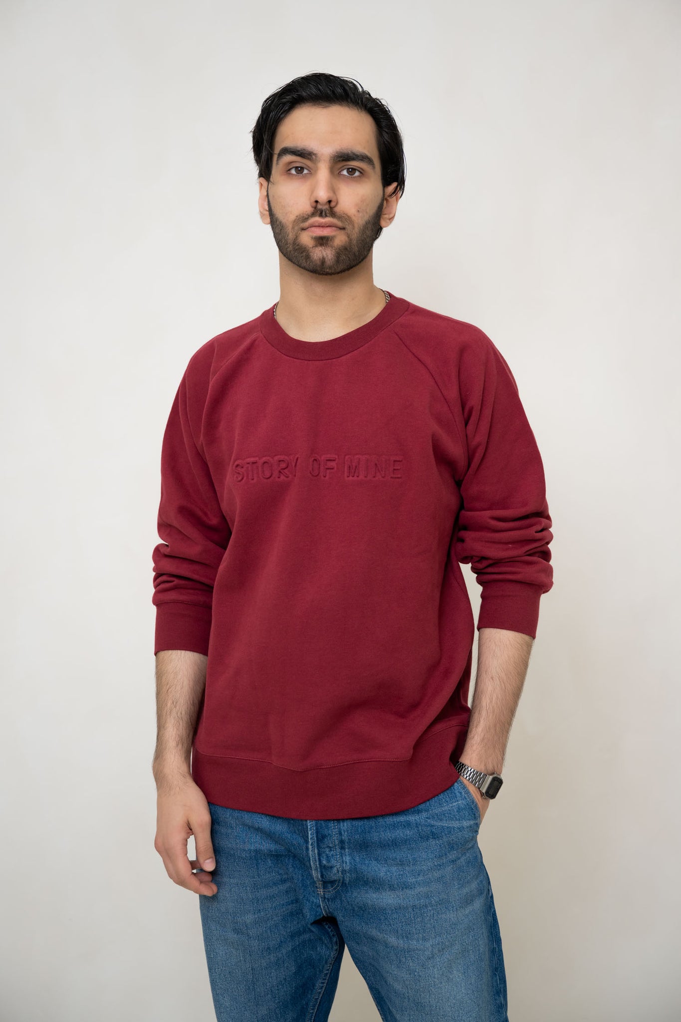 Sweatshirt bordeaux