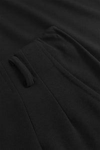 Wide Pants aus Jersey schwarz